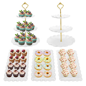 NAXIHOPT dessert table display set main view for elegant parties.