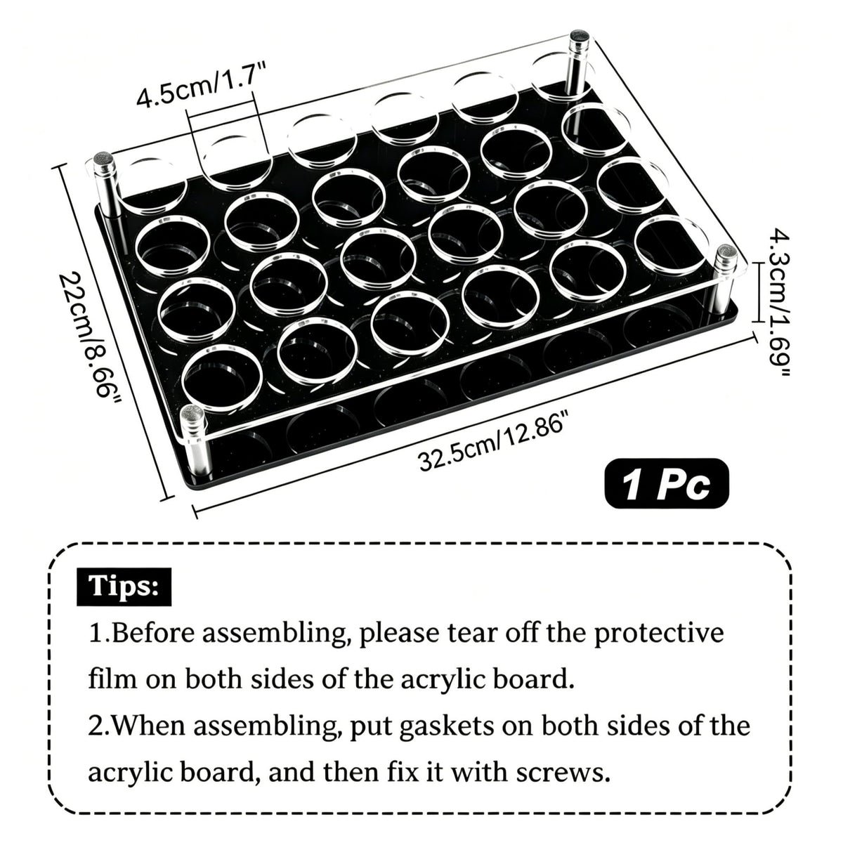 NBEADS bar display tray for organized serving at events