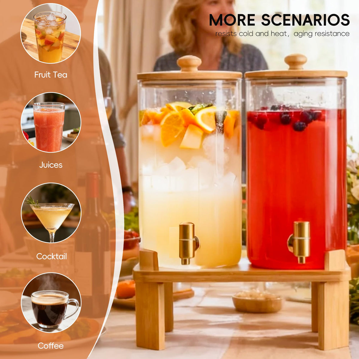 NBNSTHV party-ready dispensing setup for self-serve gatherings