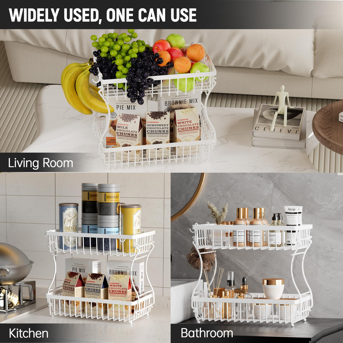 Nbwxcwbs detachable basket sections for versatile configurations