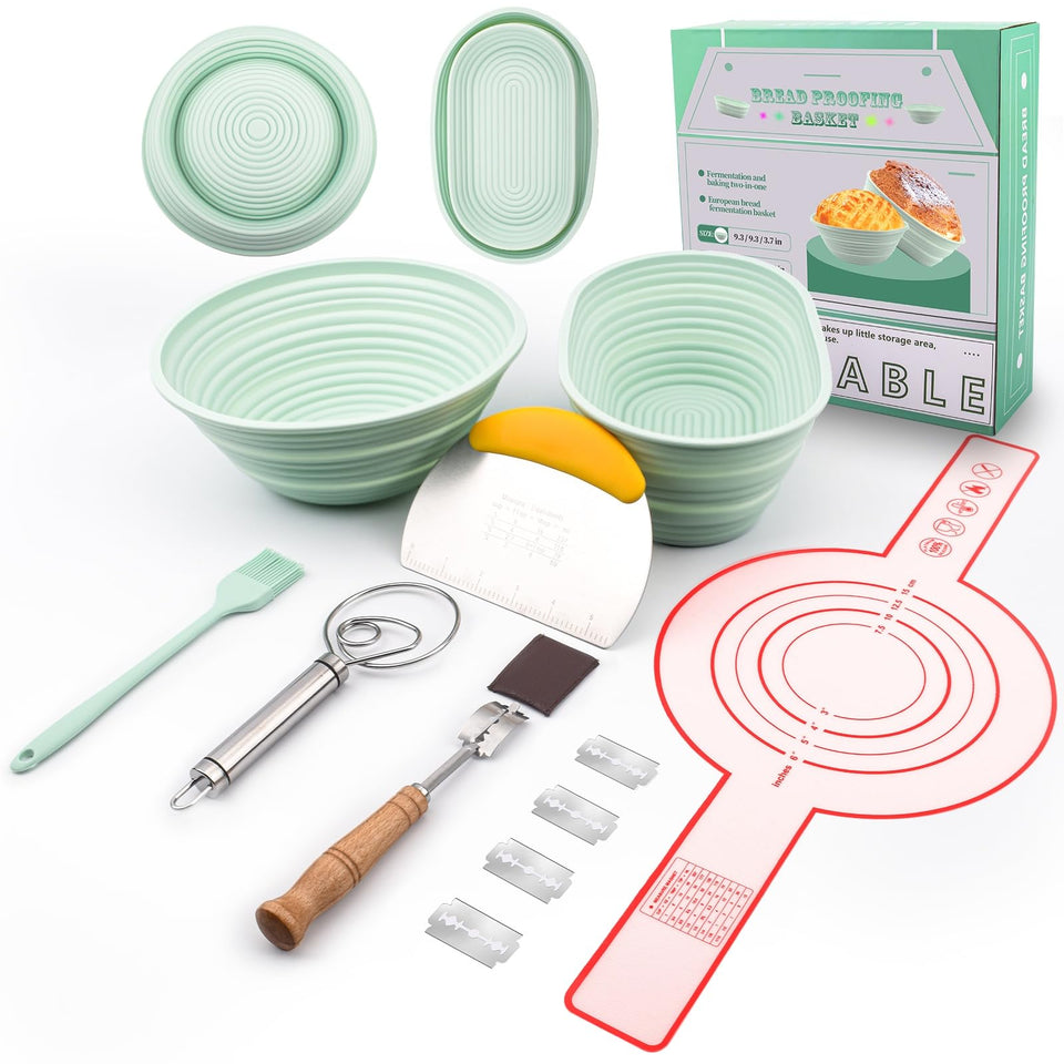 NCRexpanse silicone banneton oval basket for smooth proofing and easy loaf release