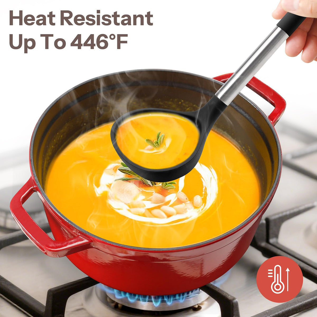 NCUE egg separator with stand keeps yolks separate for recipes.