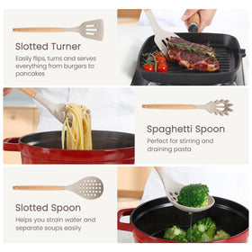 NCUE hanging holder keeps utensils neatly stored and accessible.