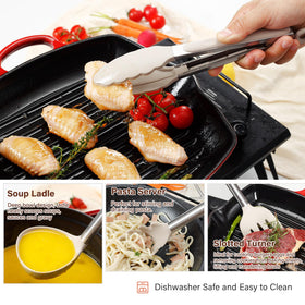 NCUE seamless dishwasher-safe design shown for quick cleanup after use.