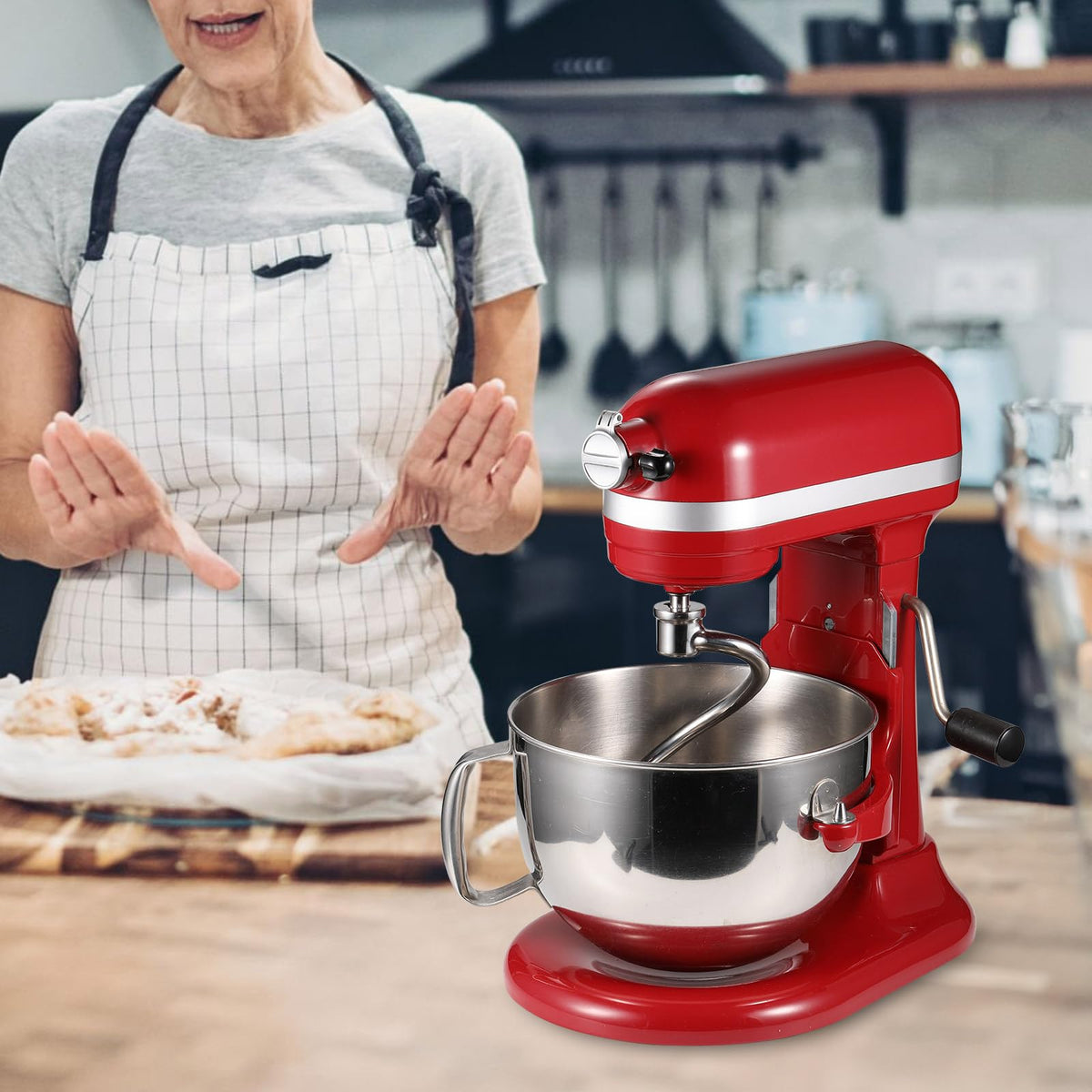 Ne-totoro easy-clean surface for quick maintenance after dough tasks