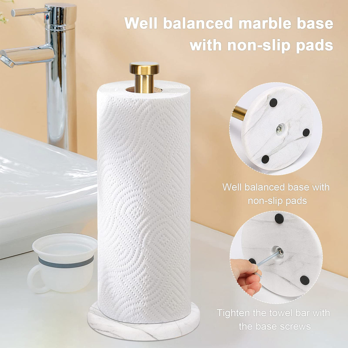 NearMoon standard and jumbo roll compatibility fits multiple roll sizes.