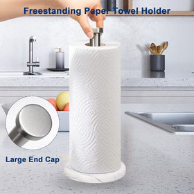 NearMoon sturdy base keeps the towel holder steady on a counter