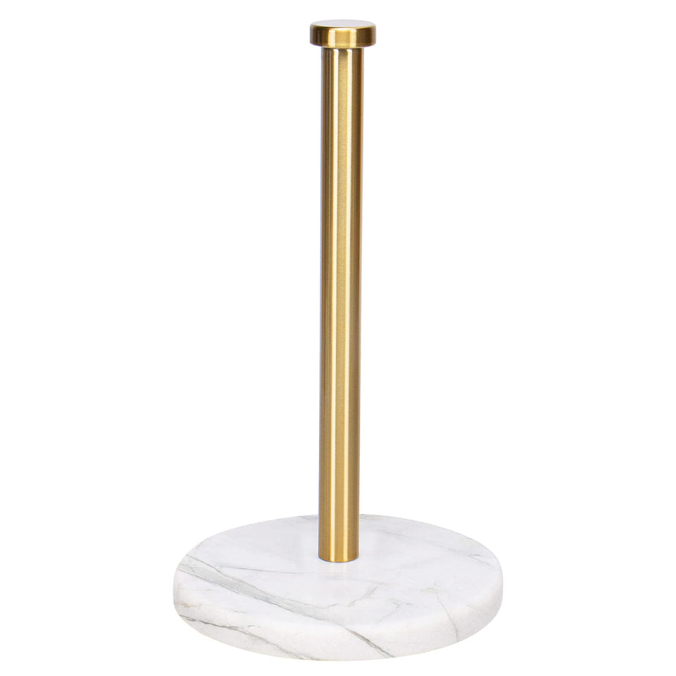NearMoon standing towel holder with marble-base for rustproof stability on humid counters.