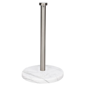 NearMoon standing towel holder with marble base for stable countertop support