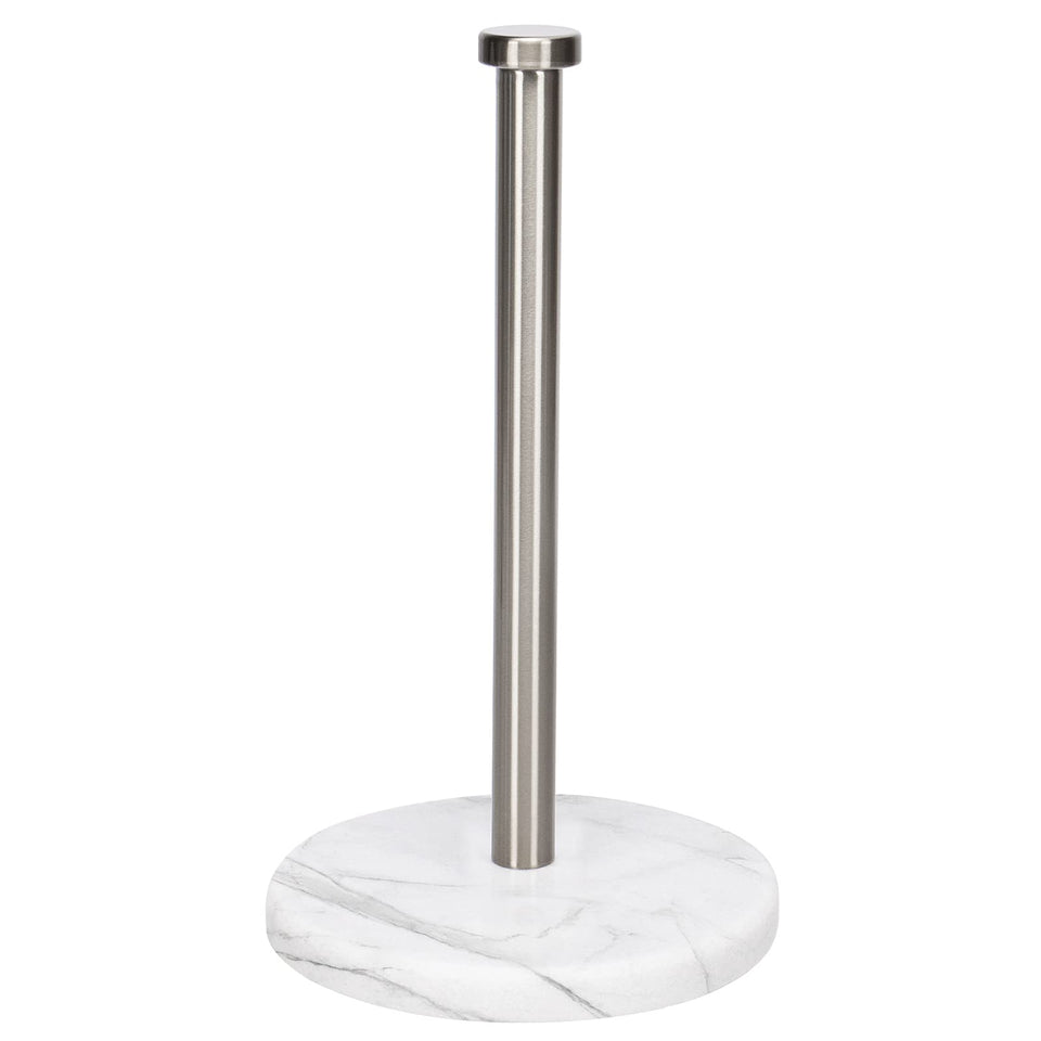 NearMoon standing towel holder with marble base for stable countertop support