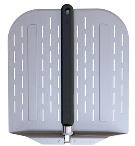 neatNuseful pizza peel with long foldable handle for easy, controlled dough transfer