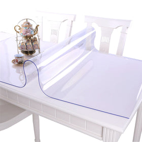 NECAUX table cover with non-slip bottom stays in place during meals.