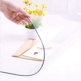 NECAUX 1-5mm-thick clear protector guards against scratches and spills.