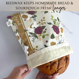 Nectar & Nest 10 inch beeswax bowl cover keeps dough hydrated