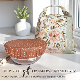 Nectar & Nest bowl cover maintains moisture during overnight fridge proofing.