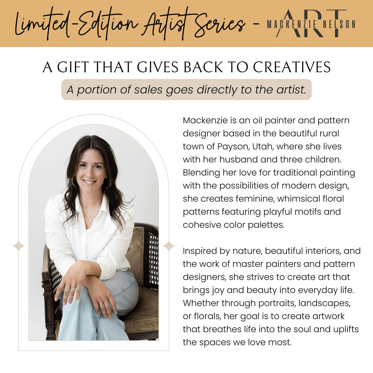 Nectar & Nest limited edition art design December Blooms enhances kitchen style