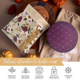 Nectar & Nest organic cotton beeswax bag combines sustainability with durability
