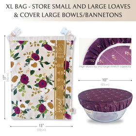 Nectar & Nest sourdough storage bag extends bread freshness naturally