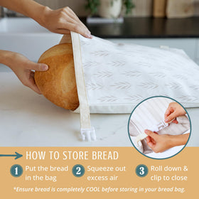 Nectar & Nest XL bread bag gift-ready packaging for bakers and home cooks