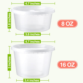 NEEBAKE airtight leakproof deli containers keeping soups secure for on-the-go