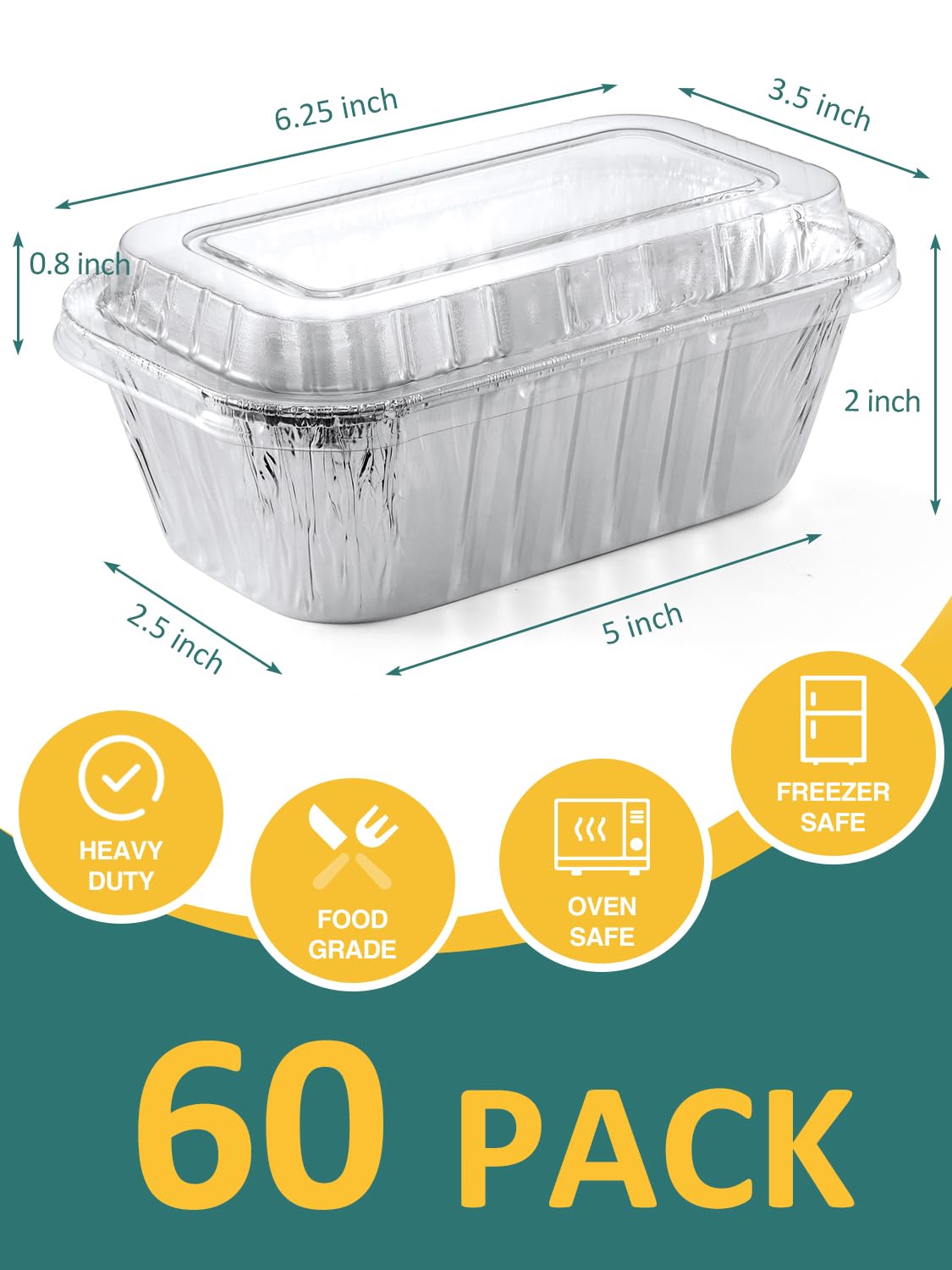 NEEBAKE durable food-grade aluminum pans suitable for oven use.