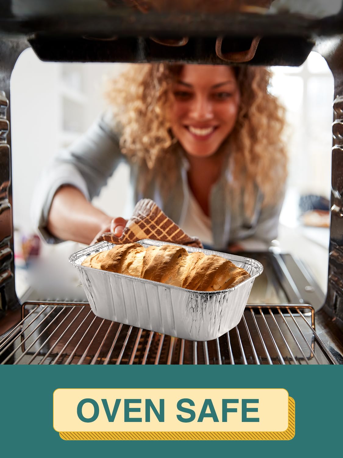 NEEBAKE even-heat trays ensuring uniform cooking and browning.