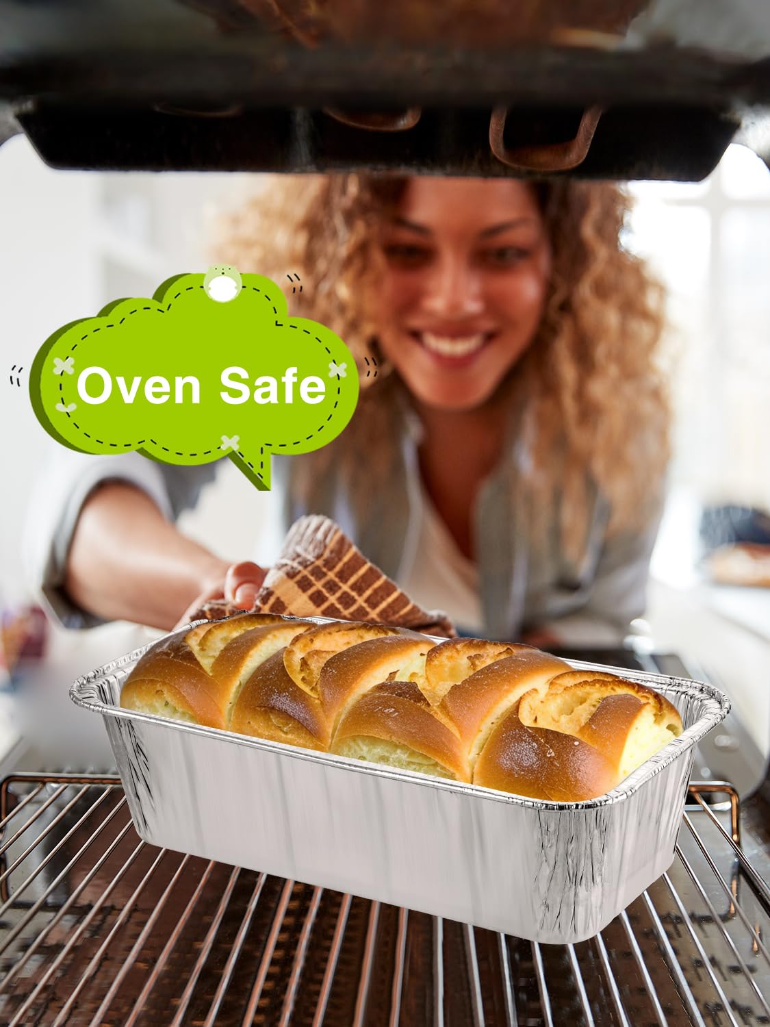 NEEBAKE pans with secure lids protect food during transport