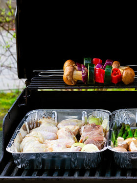 NEEBAKE disposable tins simplify cleanup after gatherings and meal prep