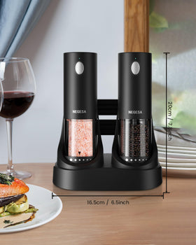 NEGESA black finish adds a sleek, modern look to your kitchen counter