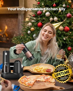 NEGESA grinders with LED light ensure precise seasoning even in dim kitchen corners