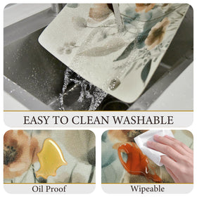 NEIGELUO vinyl placemats non-slip back 12x17 stays in place