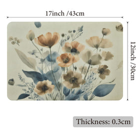 NEIGELUO vinyl placemats set of 6 12x17 ready for gatherings