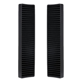 NelsMich microwave charcoal filter box packaging shows compatibility with LG and Ken-more models.