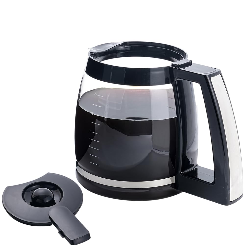 NelsMich SS-15 carafe handle shown for durable, spill-free pouring.