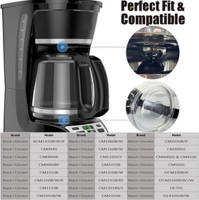 NEOAURR 12-cup carafe handle offers ergonomic, comfortable pouring.