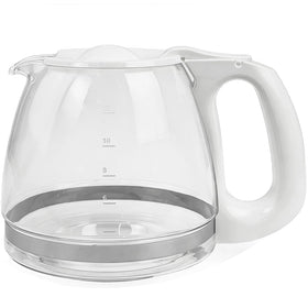 NEOAURR 12-Cup carafe front view with ergonomic handle for easy pouring