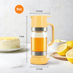 Neodaco maple syrup dispenser with trigger pour for easy breakfast drizzle.