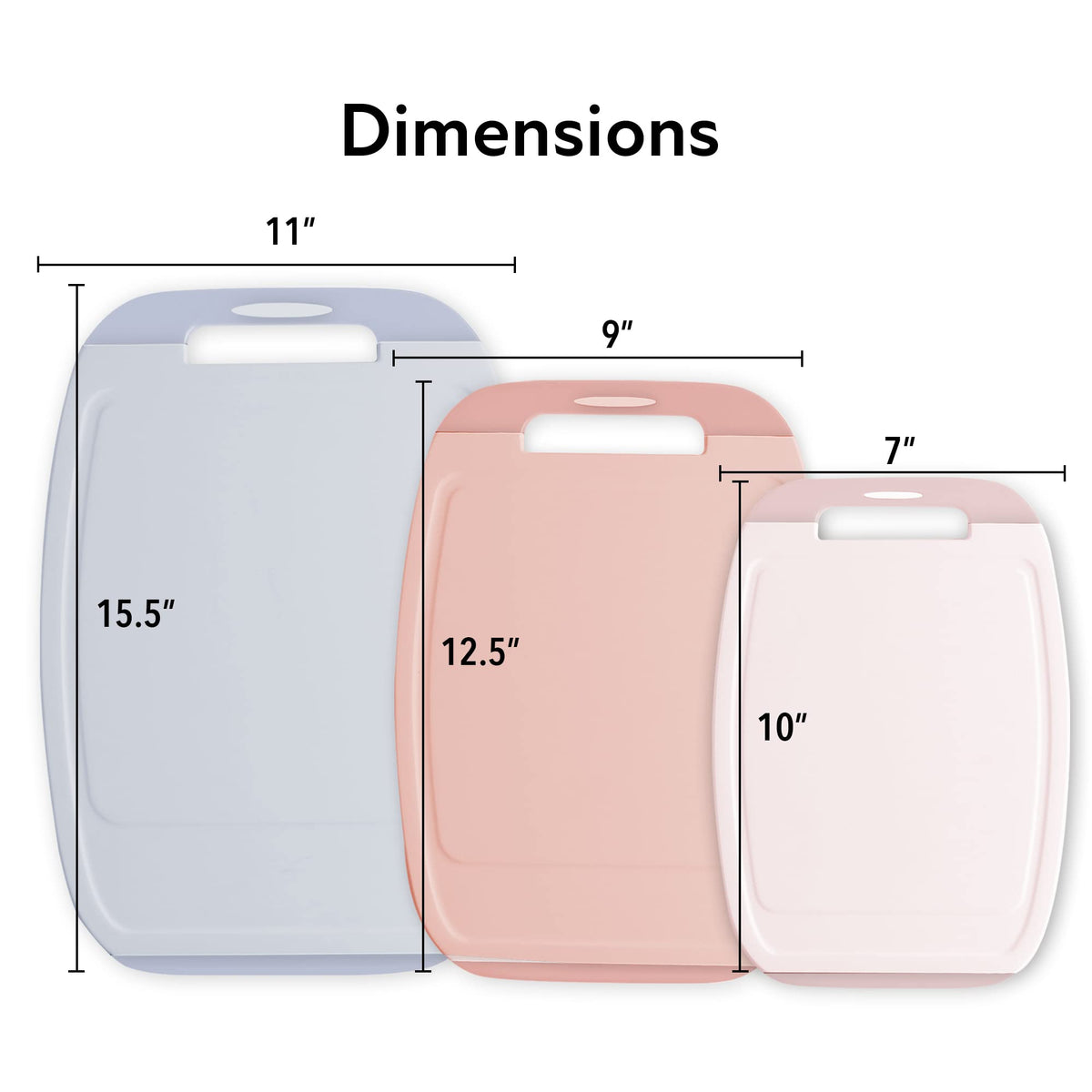 Neoflam dishwasher-safe pastel boards easy to clean and maintain