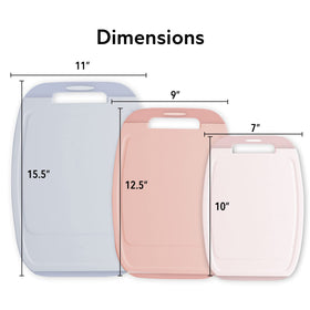 Neoflam dishwasher-safe pastel boards easy to clean and maintain