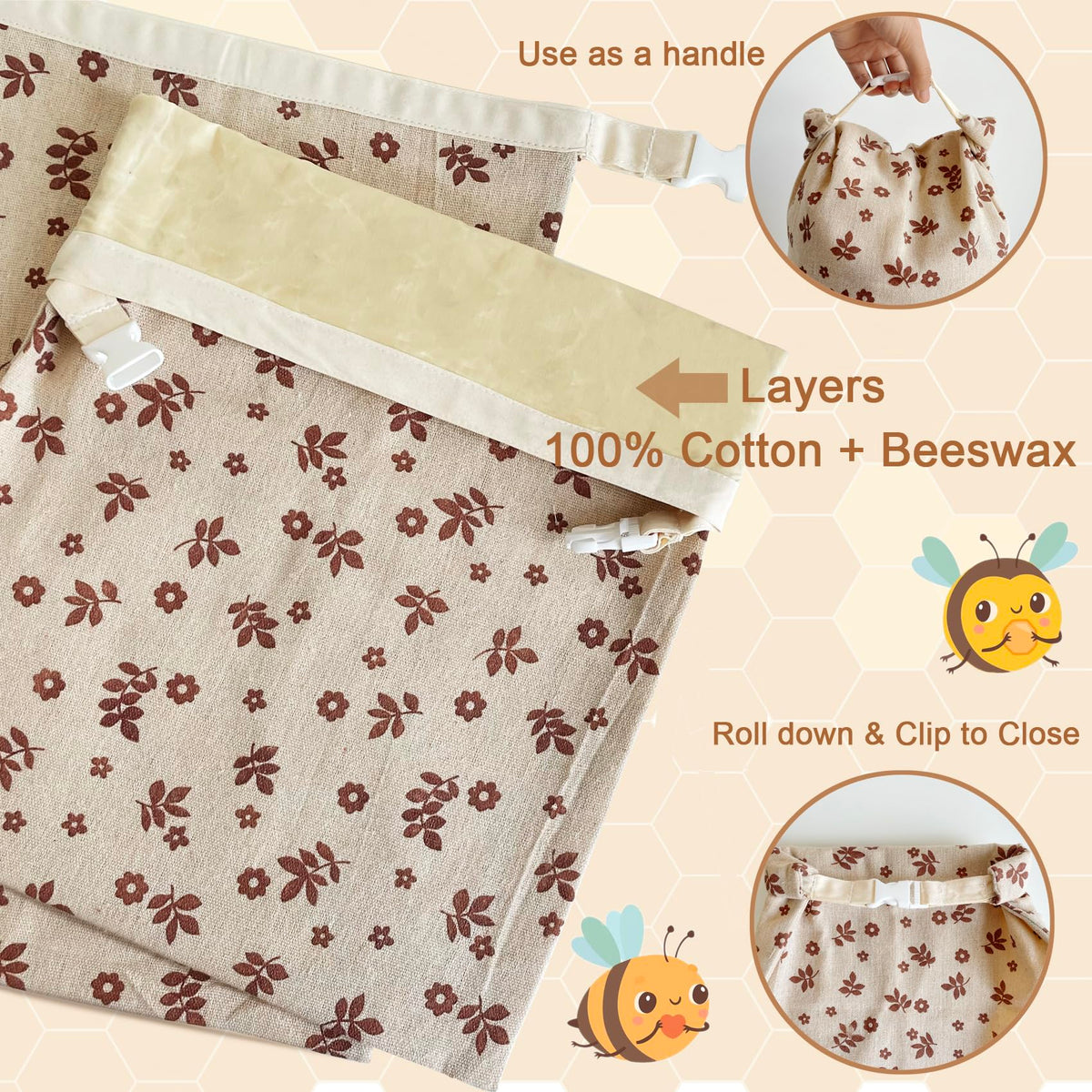NEOHANA freezer-friendly bread storage keeps baked goods texture intact.