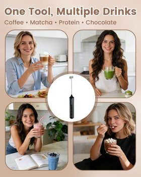 NeoRaydia barista-style frothing at home for cafe vibes.