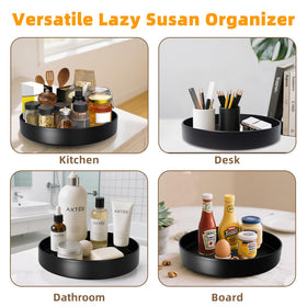 Neotidy dining table rotating tray for easy serving.