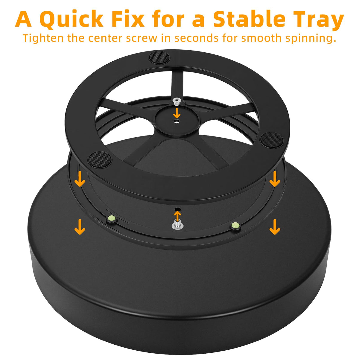Neotidy pantry storage carousel streamlines dry goods retrieval.