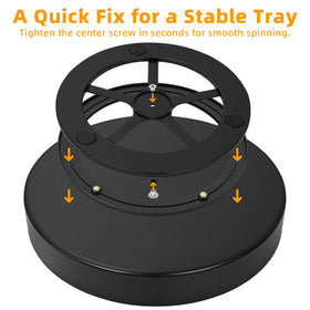 Neotidy pantry storage carousel streamlines dry goods retrieval.