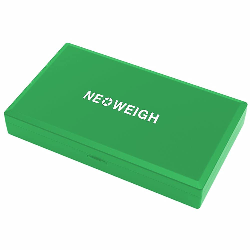 NEOWEIGH reloading scale powder scoop included for easy loading.