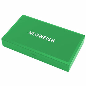 NEOWEIGH reloading scale powder scoop included for easy loading.