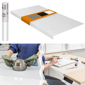 NEOZENSE edge-protection silicone mat 36x24 guarding countertops during prep