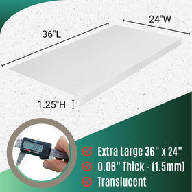NEOZENSE wrinkle-free silicone countertop mat keeps surfaces smooth