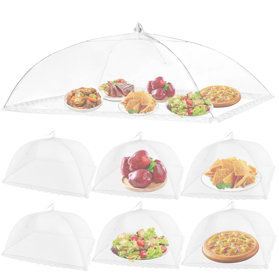 nepak extralarge outdoor food cover protecting bowls at a sunny picnic