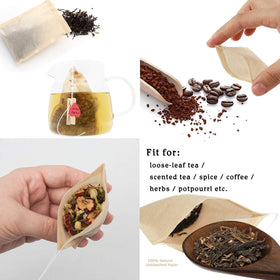 NEPAK natural-color tea bags filter bags for pure brews